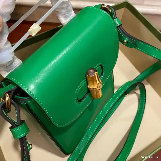 First bag ru mini handbag Bamboo Gucci 0526